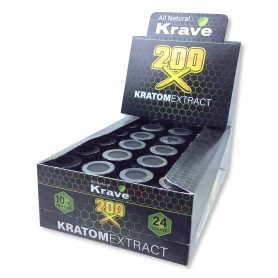 Krave 200x Kratom Extract Shot 10ml (24ct)