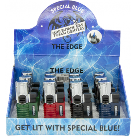 SPECIAL BLUE THE EDGE LIGHTER 12 PIECES PER DISPLAY 