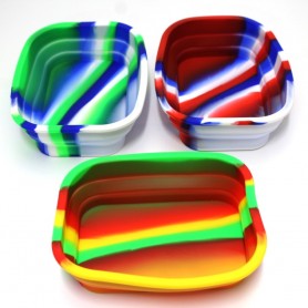 Silicone Multi Color Folding Tray 7''/5'' Size