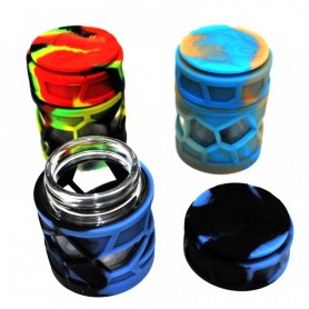 Silicone Cover With Glass Jar Small Size